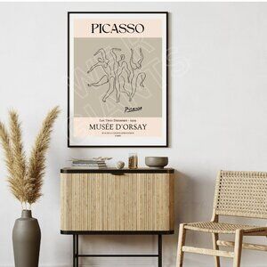 Picasso Les Trois Danseurs Art Poster 20x16